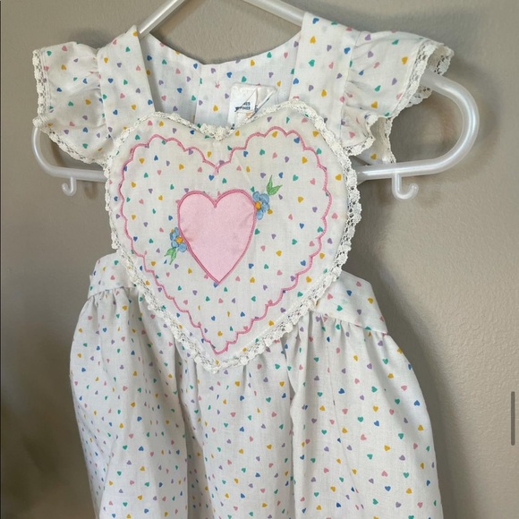 VINTAGE Confetti Overall dress - Picture 3 of 3